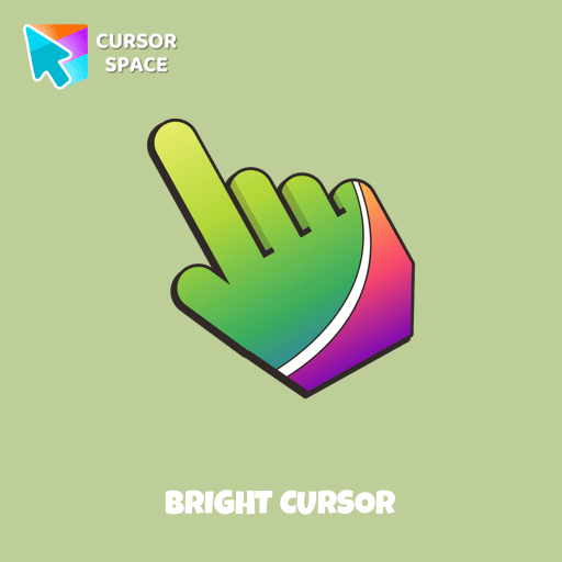 Bright cursor pointer cursor